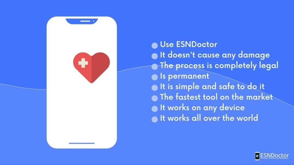 Use ESNDoctor to clean your bad ESN iPhone 8