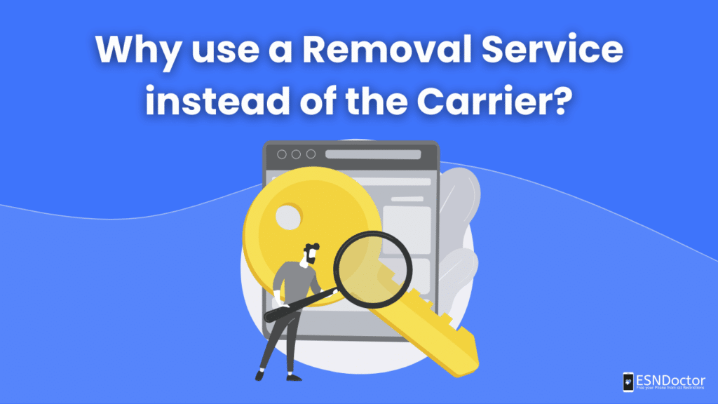 Why use a Removal Service instead of the Carrier?

